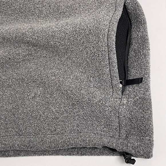 The North Face Men's XL Birch Bowl Quarter Zip Sweatshirt Gray Black Heather - Picture 6 of 11